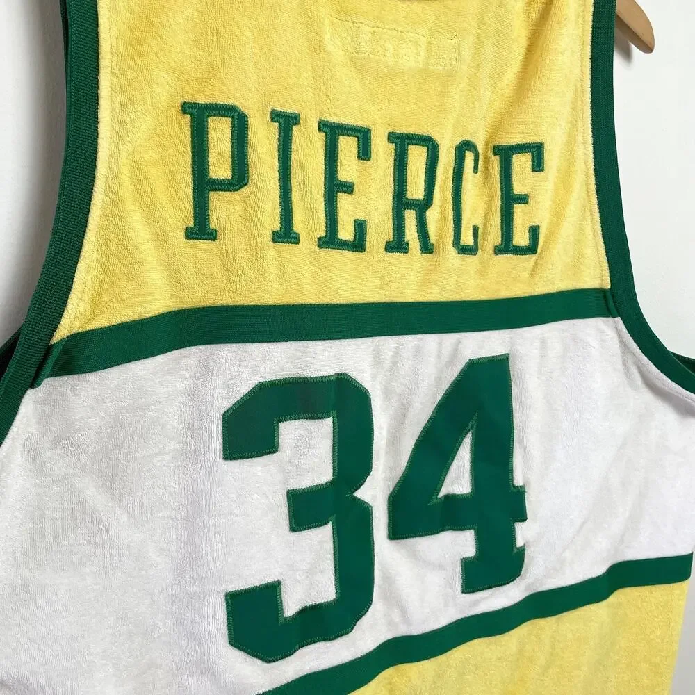 Boston Celtics Pierce 34 Throwback Jersey 1914-15 Sz‎ XL Hardwood Classics Retro